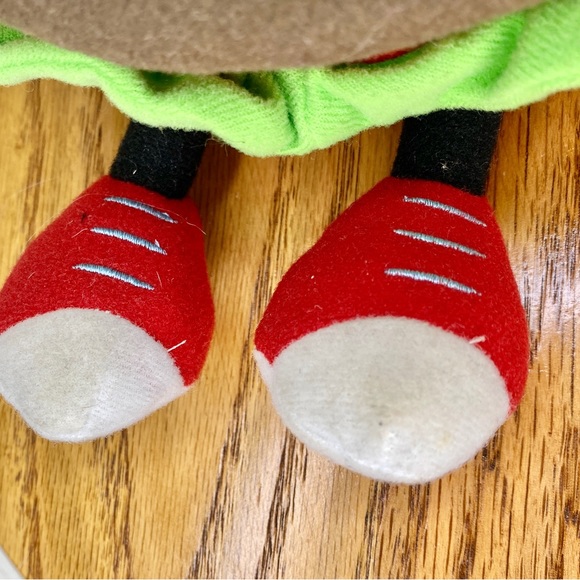 2016 Steak-N-Shake SIZZLE Burger Stuffed Plush Advertising Promo 12" With Tag - Picture 5 of 11